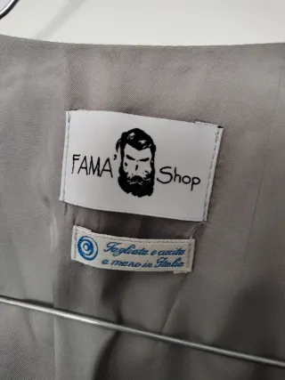 Gilet uomo FAMA' Shop grigio taglia 46