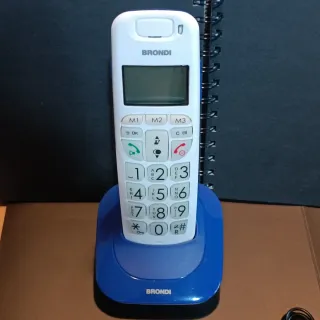 Telefono Cordless Brondi Bravo Bright Bianco