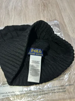 Cappellino Polo Ralph Lauren nero taglia unica