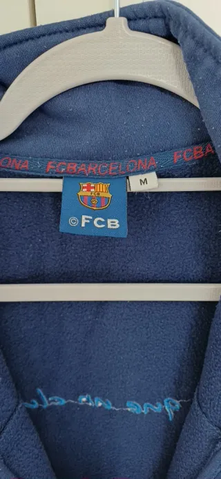 Sudadera FC Barcelona azul auténtico