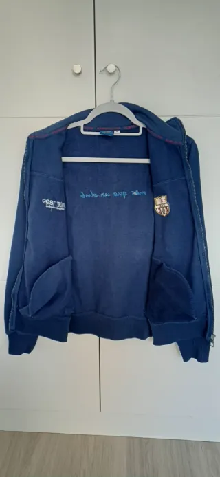Sudadera FC Barcelona azul auténtico