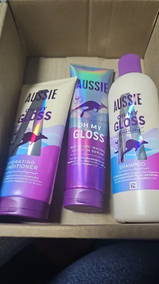 Aussie Oh My Gloss Set Champú Acondicionador