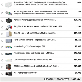 Ordenador Gamer 4K semanas de uso