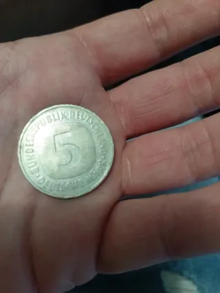 Moneda 5 Deutsche Mark Alemania 1990