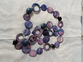 Collana di madreperla e pietre dure