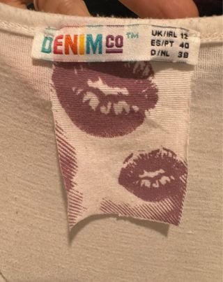 Canotta DenimCo donna stampa donna tg S