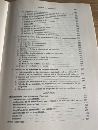 T. C. Construcción Máquinas de Corriente Continua