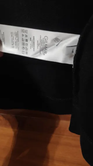 Chaqueta Ice Iceberg Negra Cremallera Talla L