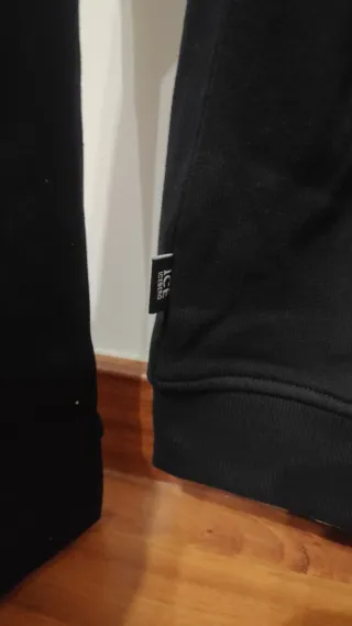 Chaqueta Ice Iceberg Negra Cremallera Talla L