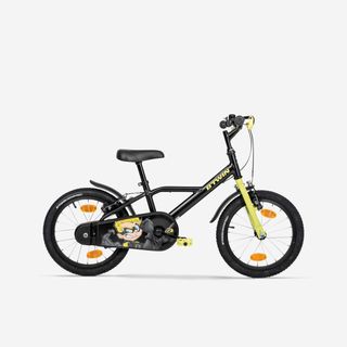 Bicicleta niños 16 pulgadas Btwin 500 Dark Hero negra 4,5 -