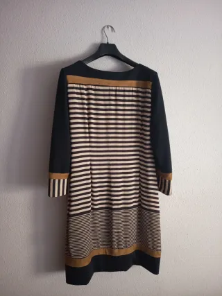 Vestido Otoño/Invierno Flores Rayas