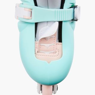 Patines Línea Niños Oxelo Ajustable 3 tallas Play 5 Menta