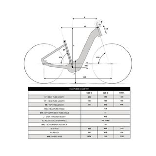 Bicicleta eléctrica trekking motor central cuadro bajo