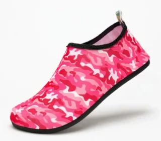 Zapatillas de agua camuflaje rosa
