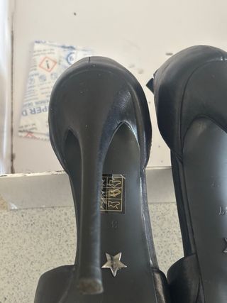 Scarpe vera pelle tacco 12