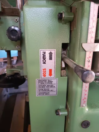 Cepilladora Regrueso Escopladora Trifásica