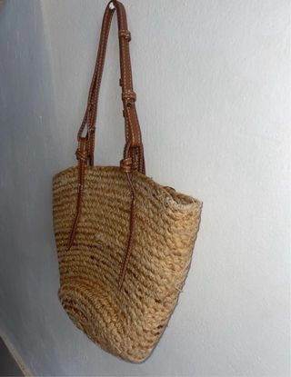 Bolso de rafia Zara