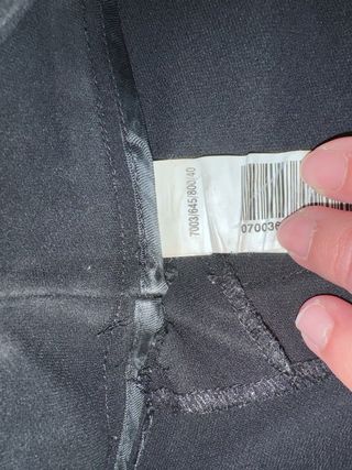 Pantalón de vestir negro mujer