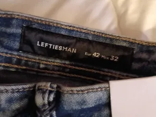 2 vaqueros Lefties Super Skinny Talla 42