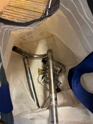 Cuadro Bici Carretera Antigua Dorado