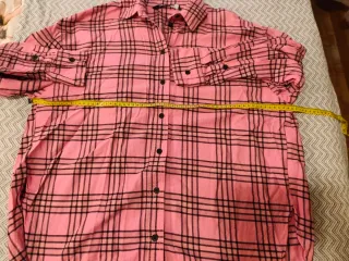 Camisa cuadros oversize Zara Talla XS