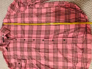 Camisa cuadros oversize Zara Talla XS