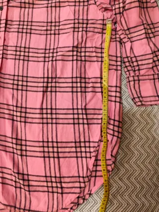 Camisa cuadros oversize Zara Talla XS