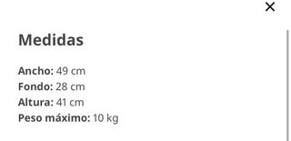 Estantería infantil madera Ikea.