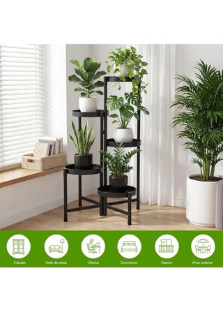 Estantería Metálica para macetas 5 Niveles Plantas