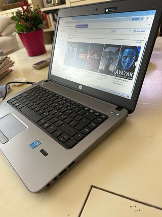 Portátil HP Plata y Negro
