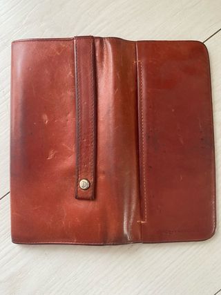 Cartera Monedero Piel Mandarina Duck Marrón