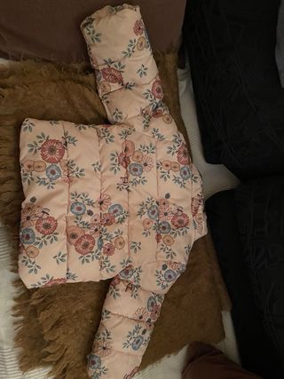 Abrigo niña estampado floral