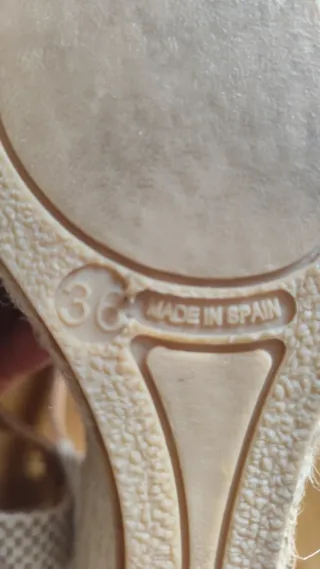 Sandalias cuña Carrefour n 36