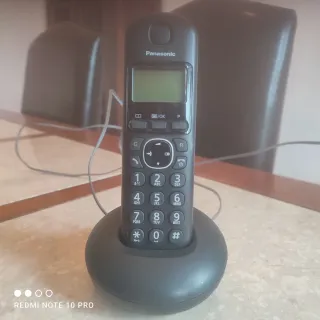 Teléfono Inalámbrico Panasonic Negro