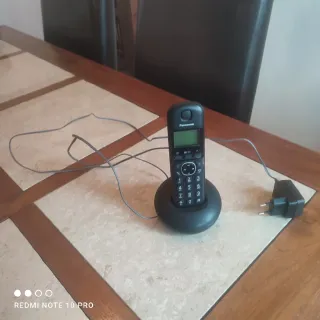 Teléfono Inalámbrico Panasonic Negro