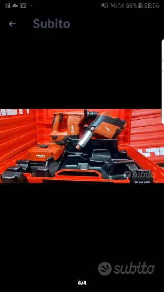 Tassellatore Hilti TE 4A22 con DRS 4