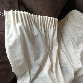 Cortinas encaje años 70