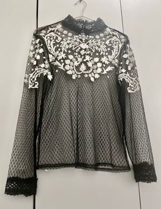 Uterqüe Malla Manga Larga