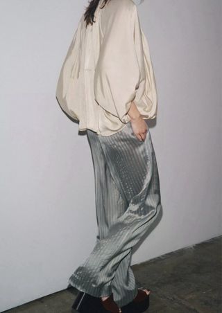 Pantalón pijama rayas Zara