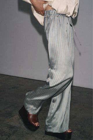 Pantalón pijama rayas Zara