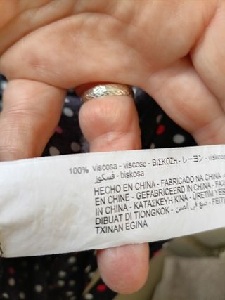 Vestido Zara lunares  XL parece L ver medida