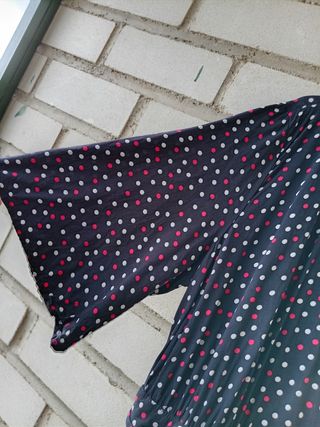 Vestido Zara lunares  XL parece L ver medida