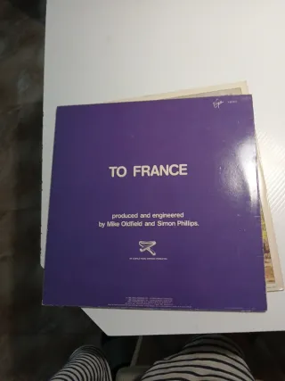 2 Vinilos Maxi Single Mike Oldfield y ABC