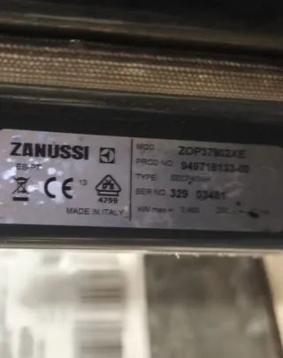 Horno Eléctrico Zanussi