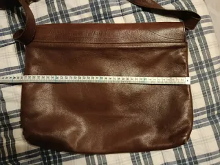 Borsa in pelle vintage marrone unisex