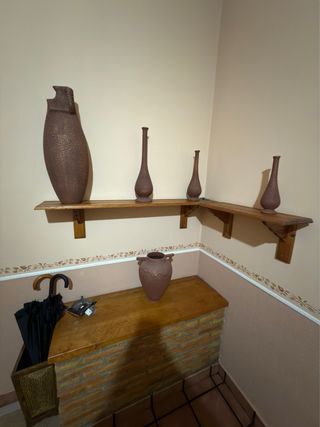 Jarrón Decorativo Cerámica Terracota