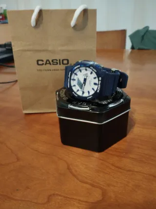 Reloj Casio G-Shock Azul y Blanco