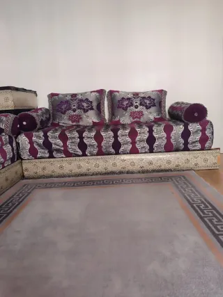 Salón Marroquí Tela y Madera