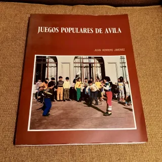 Libro juegos populares de Ávila