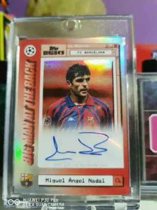 Auto topps decades Miguel Ángel Nadal /10